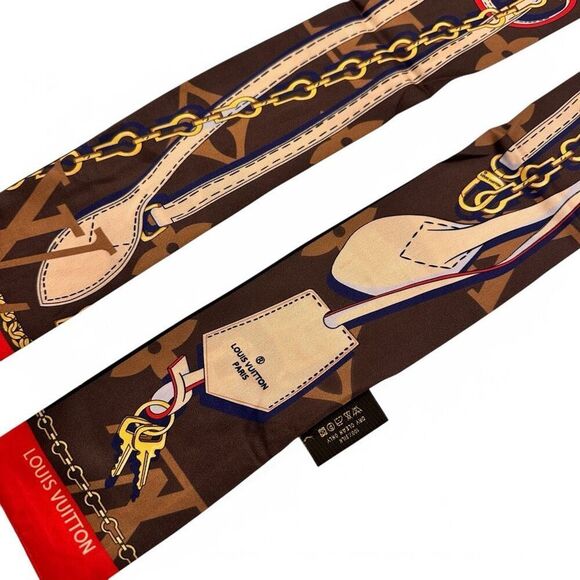 Louis Vuitton Tribute To Silk Bandeau Excellent Condition One Size Authentic - Picture 9 of 12